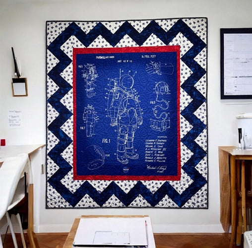 NASA Spaceman Quilt Kit