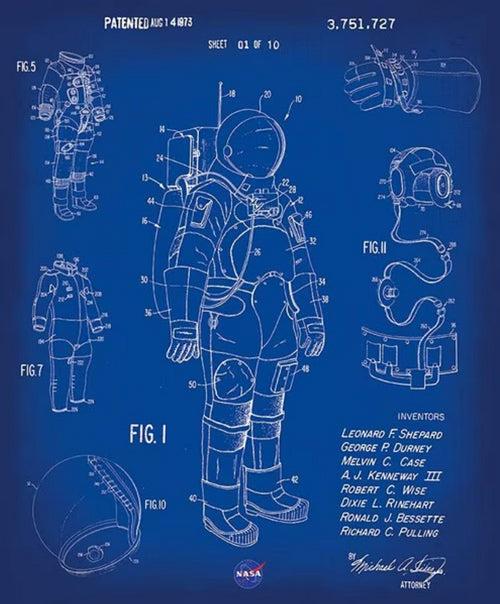 Outer Space by NASA Spacesuit Panel P15487