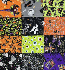 Spooky Friends 12 Fat Quarter Bundle