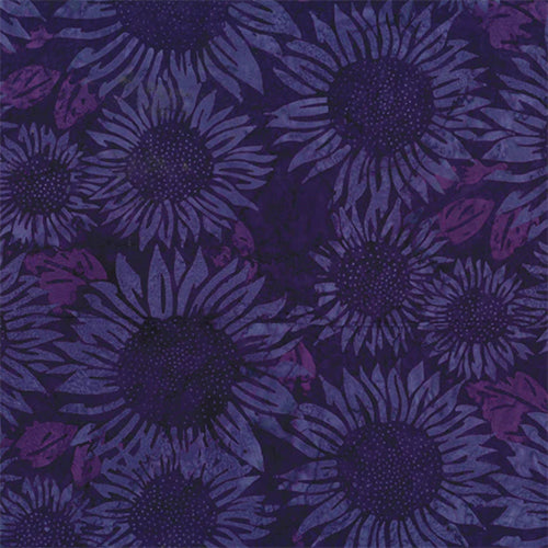Bali Batik Sunflower Violet V2546-81