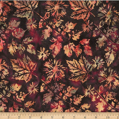 Bali Batik Veined Leaves Lava V2547-347