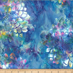 Bali Batik Dahlia W2576-451 Cornflower