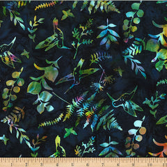 Bali Batik Hummingbird Garden W2584-230 Sapphire