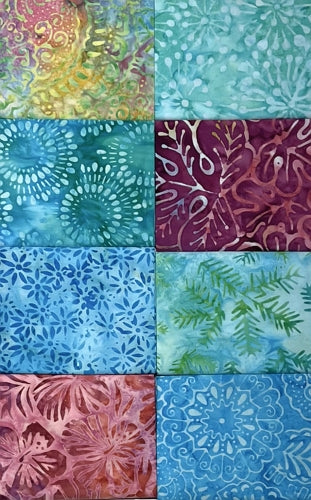 Brilliant Gems 8 Fat Quarter Bundle