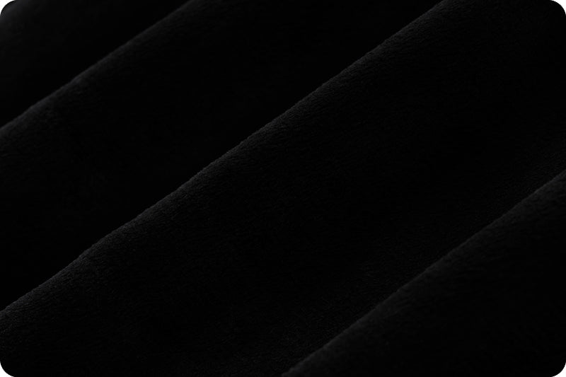 Cuddle Minky 60" Wide Black (Bolt 2)