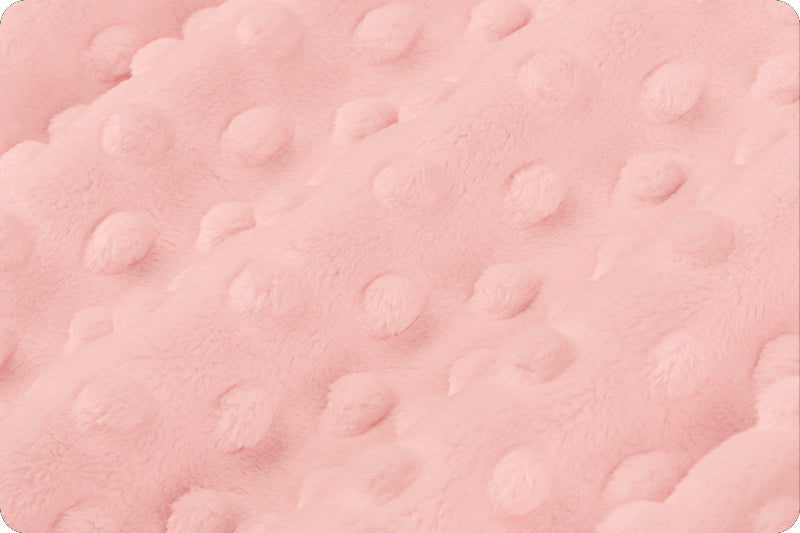 Cuddle Dimple Minky 58/60" Wide Baby Pink