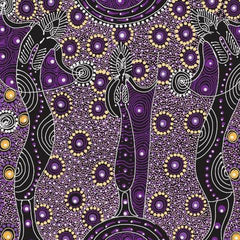 Aboriginals Dancing Spirit Purple (Bolt 2)