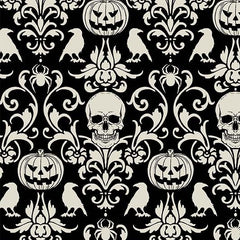 Boo-tiful Spooky Damask DCX12280-Black