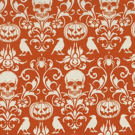 Boo-tiful Spooky Damask DCX12280-Orange