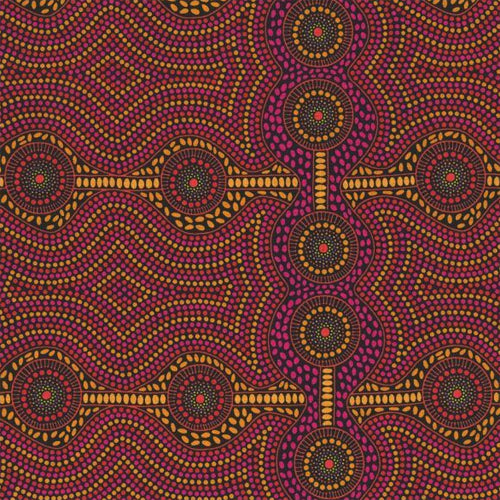 Aboriginals Desert Landscape Brown