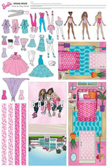 Barbie Girl Barbie Dream House Pack and Play Felt Panel