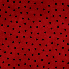Woolies Flannel Polka Dots Red MASF18506-R