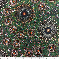 Aboriginals Onion Dreaming Forest Green (Bolt 1)