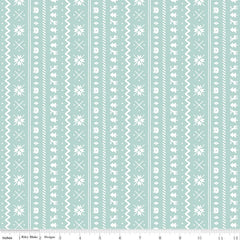 Northern Lights Fair Isle Glacier Flannel F-15002-Glacier