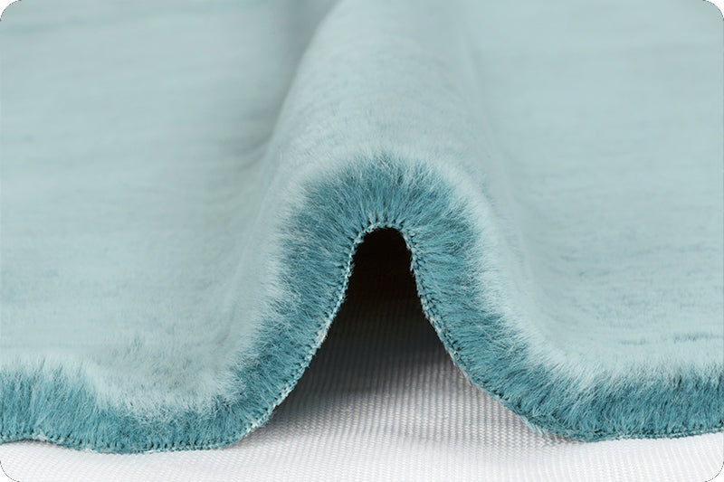 Luxe Cuddle Frosted Baby Seal Minky 58/60" Wide Teal