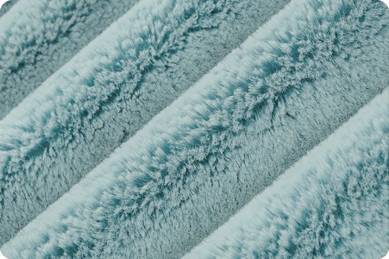 Luxe Cuddle Frosted Baby Seal Minky 58/60" Wide Teal