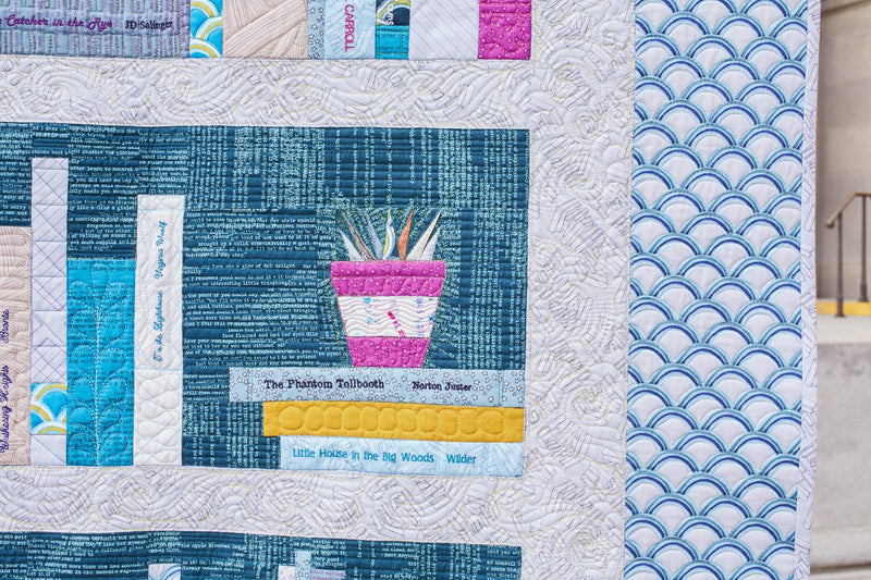 Personal Library Quilt Pattern by Crimson Tate