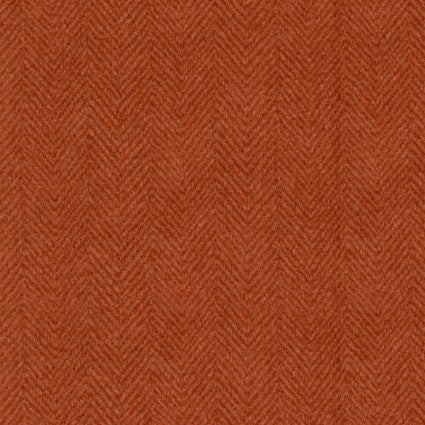 Woolies Flannel Herringbone Orange MASF1841-M