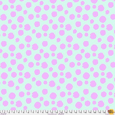 Tula Pink Tabby Road Déjà Vu Minky Fur Ball-Technomint MKTP001.Technomint 60" Wide