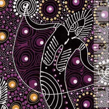 Aboriginals Dancing Spirit Purple (Bolt 1)