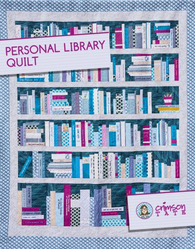 Personal Library Quilt Pattern by Crimson Tate