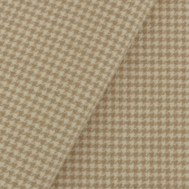 4919 - Mini Camel Houndstooth Wool