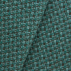 6317 - Light Green & Teal Honeycomb Wool