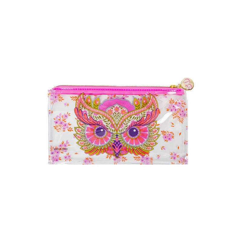 Tula Pink Hootie Pencil Pouch Bag & 5" Charm Pack Bundle