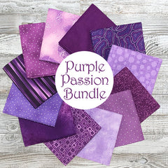 Purple Passion 12-Pack Fat Quarter Bundle