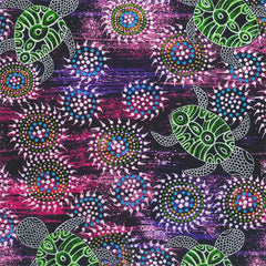 Aboriginals Sea Dreaming Purple