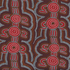 Aboriginals Women Dreaming 2 Orange