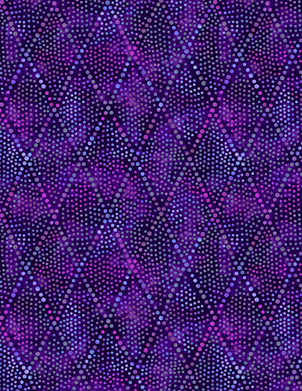 Diamond Dots Purple  62" Bolt End 39144-643