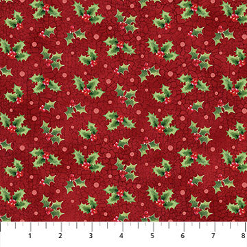 Winter Welcome Tossed Holly Red 24098-24