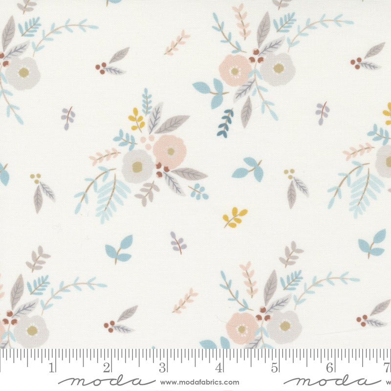 Little Ducklings Floral White
