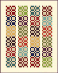Reflection 12 Fat Quarter Quilt Free Pattern