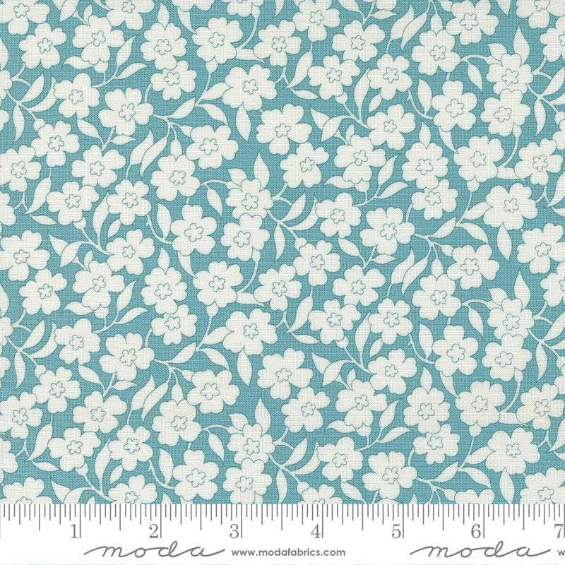 Flower Power Mellow Meadow Florals Turquoise 33711-29