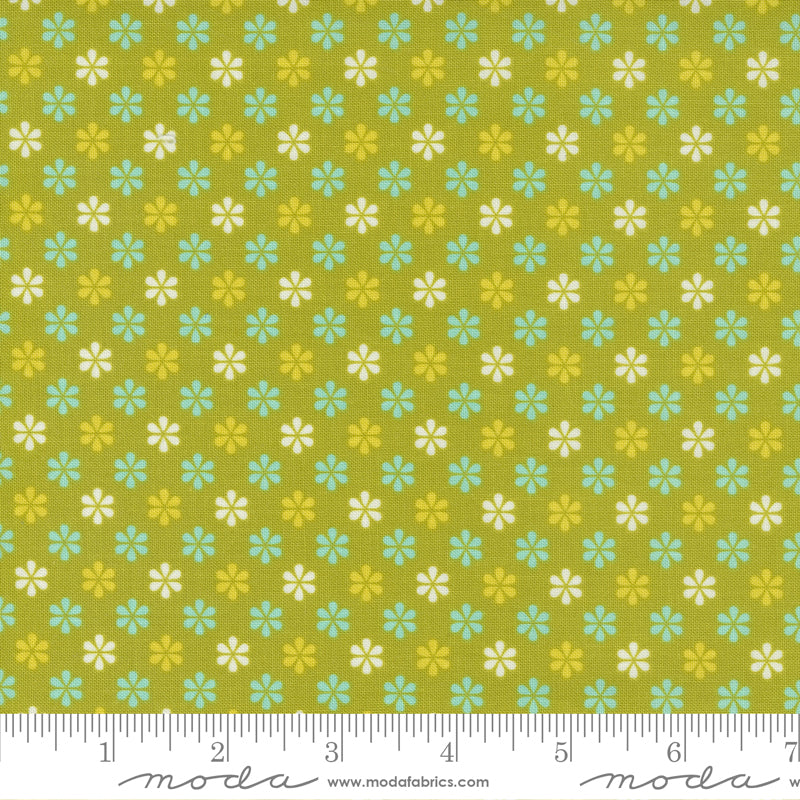 Flower Power Funky Fresh Ditsy Chartreuse 33715-16