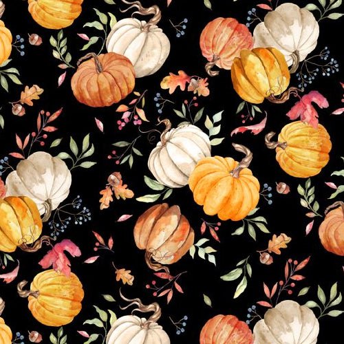 Autumn Day Pumpkin Toss Black 33865-982