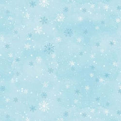 Nose to Nose Snowflakes Blue 39686-414