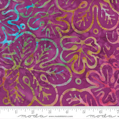 Bermuda Batiks Loopy Leafs Orchid