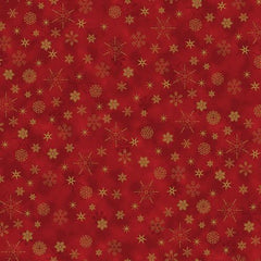 Christmas is Near Snowflakes Red