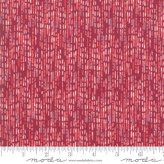 Painted Meadow Watercolor Stripe Burgundy Fabric (48664 19)