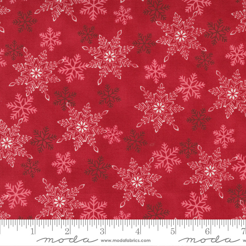 Home Sweet Holidays Star Snowflake Red 52" Bolt End 56002 12