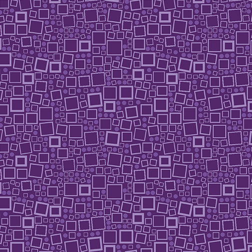 Squares & Dots Medium Grape 6255-64