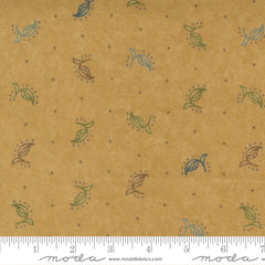 Fall Fantasy Flannels Leaf Dots Grain 45