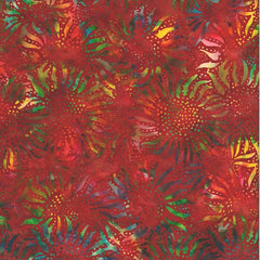 Bali Sunflower Batik Red 884-5