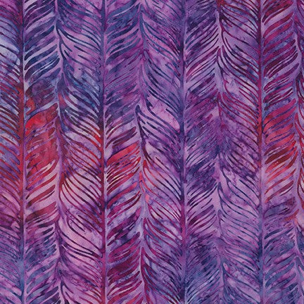 Welcome to Paradise Feathers Heather Batik Quilt Fabric AMD-20317-414