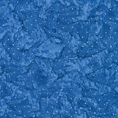 Kasuri Small Dots Batik Blue