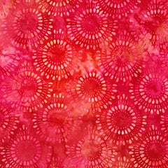 Moodscapes Abstract Fireworks Batik Red