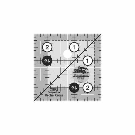Creative Grids Quilt Ruler 2-1/2" Square CGR2